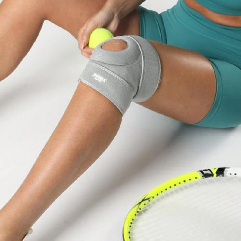 1 Piece Adjustable Knee Support Patellar Protection with Breathable Holes for Basketball Running Weightlifting