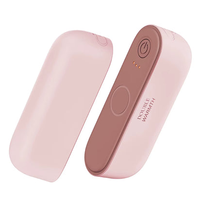 2In1 Magnetic Rechargeable Hand Warmers Electric Portable Handwarmers Long Lastin Safe Heating Warmer Pocketheater Winteroutdoor