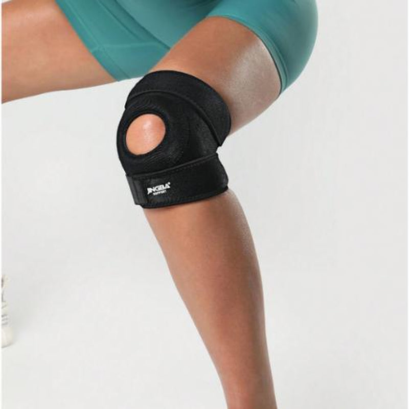 1 Piece Adjustable Knee Support Patellar Protection with Breathable Holes for Basketball Running Weightlifting