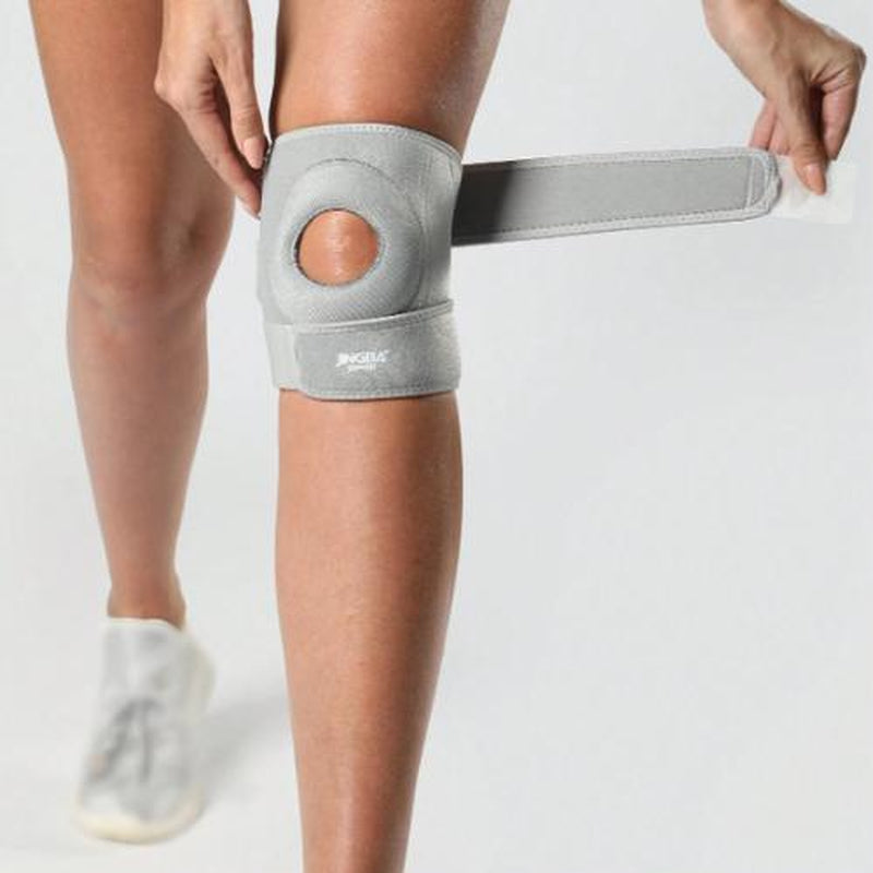 1 Piece Adjustable Knee Support Patellar Protection with Breathable Holes for Basketball Running Weightlifting