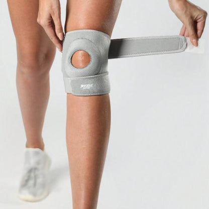 1 Piece Adjustable Knee Support Patellar Protection with Breathable Holes for Basketball Running Weightlifting
